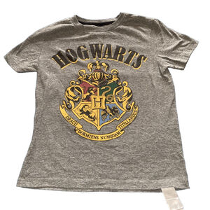 Old Navy Harry Potter Hogwarts Crest T-shirt Size Youth M Gray